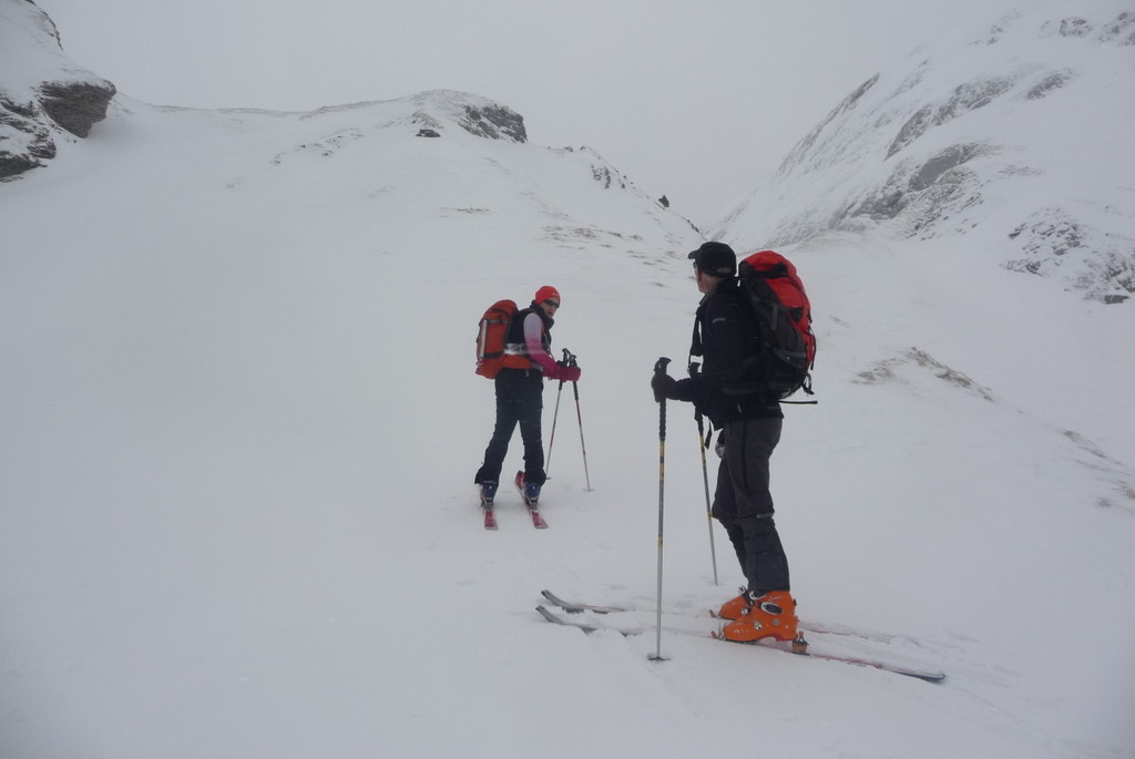 remontée au col de la Porthets