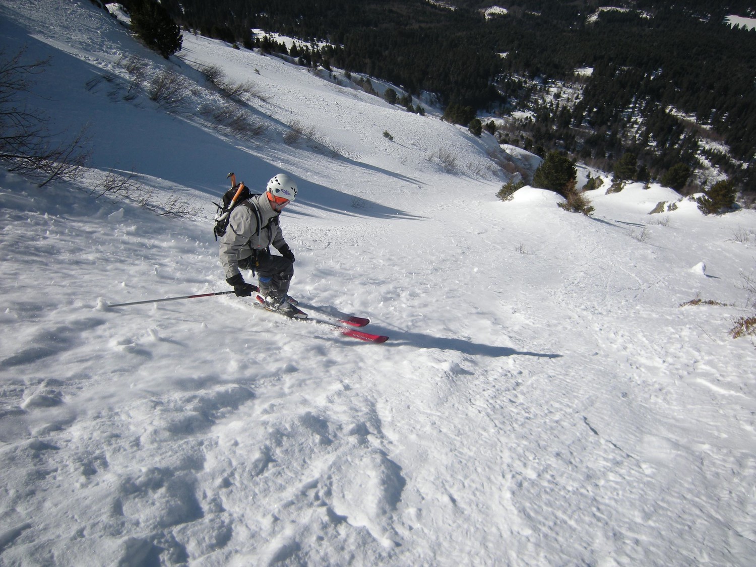 Pentes medianes (viser le couloir a gauche)