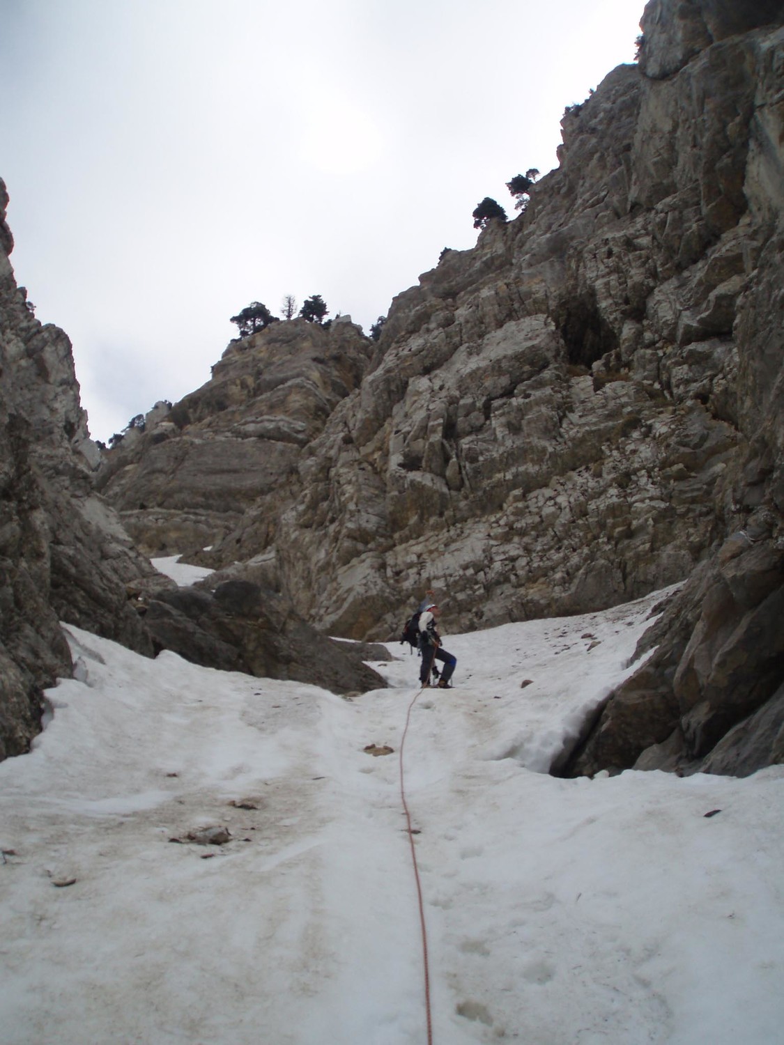 Premieres pentes dans le couloir