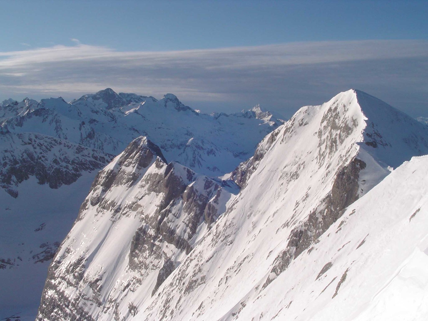 vue vers le Pic et le Rognon de Ger
