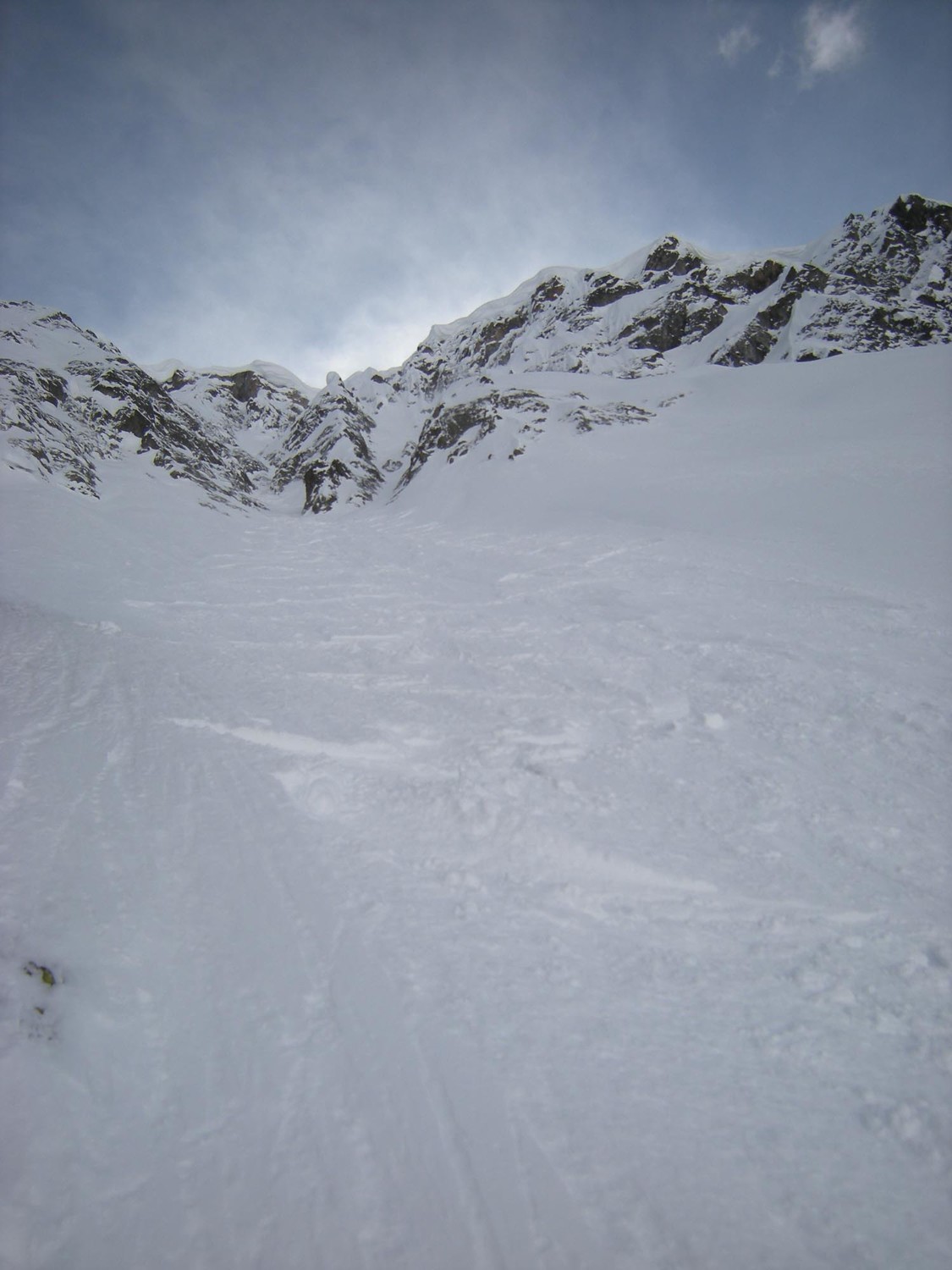 Mt.Oreb couloir N. Vue dans la face