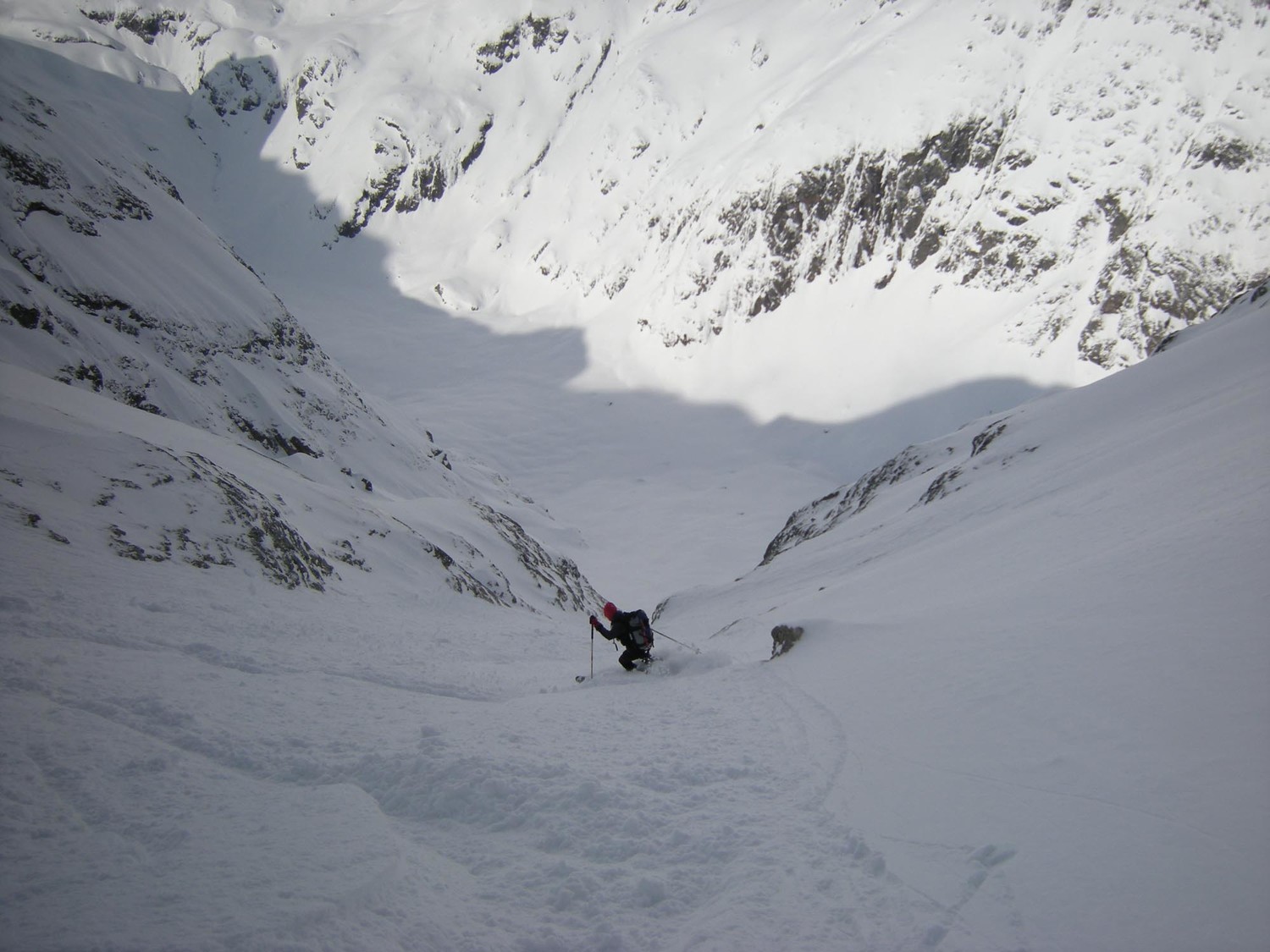 Mt.Oreb couloir N. Le bas du couloir