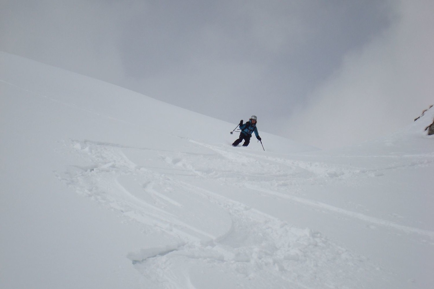 Hélène à la descente