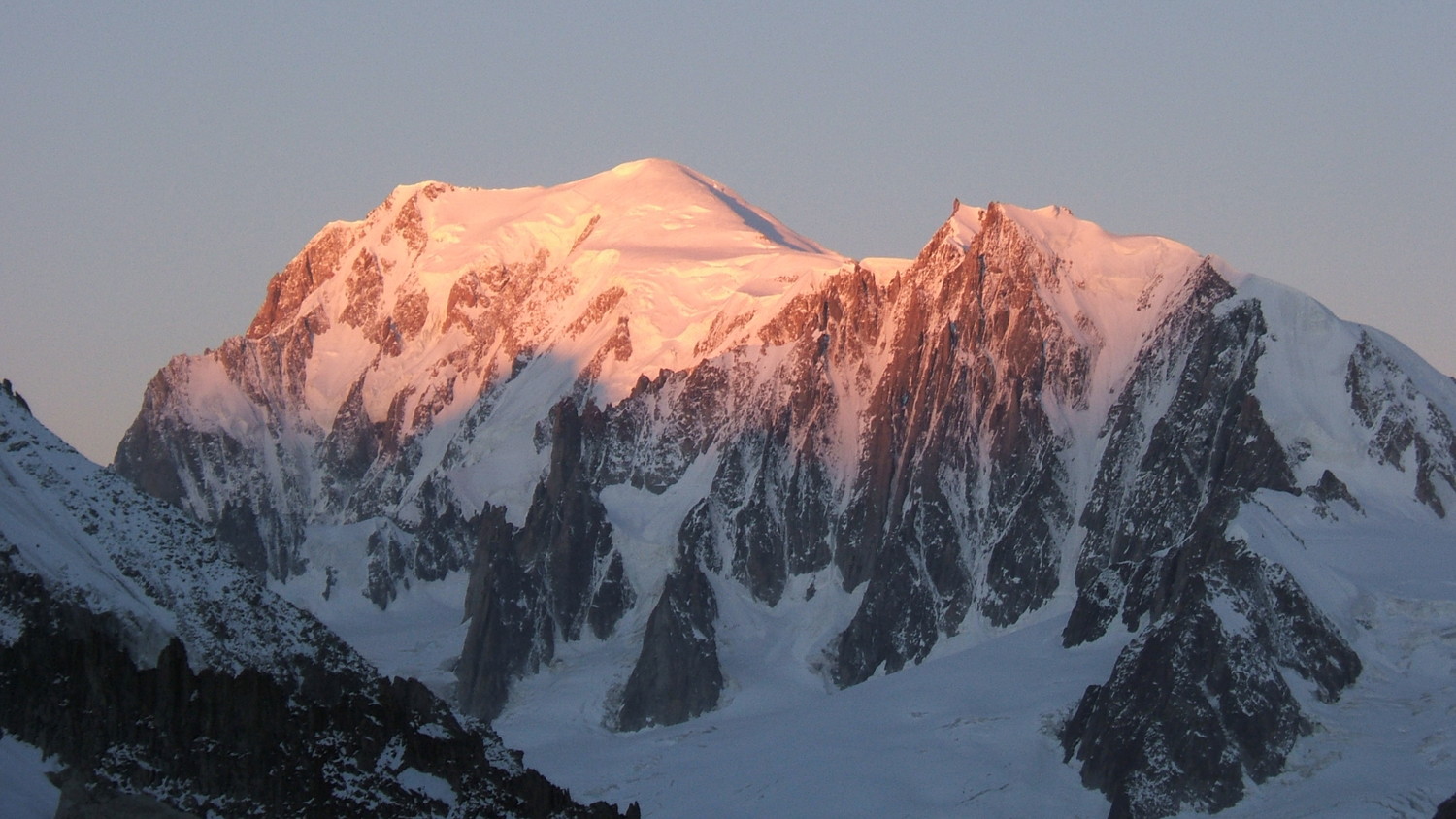 Le Mont Blanc au petit matin