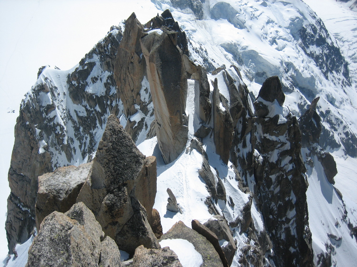 Sur l'arête. Classique mais beau.