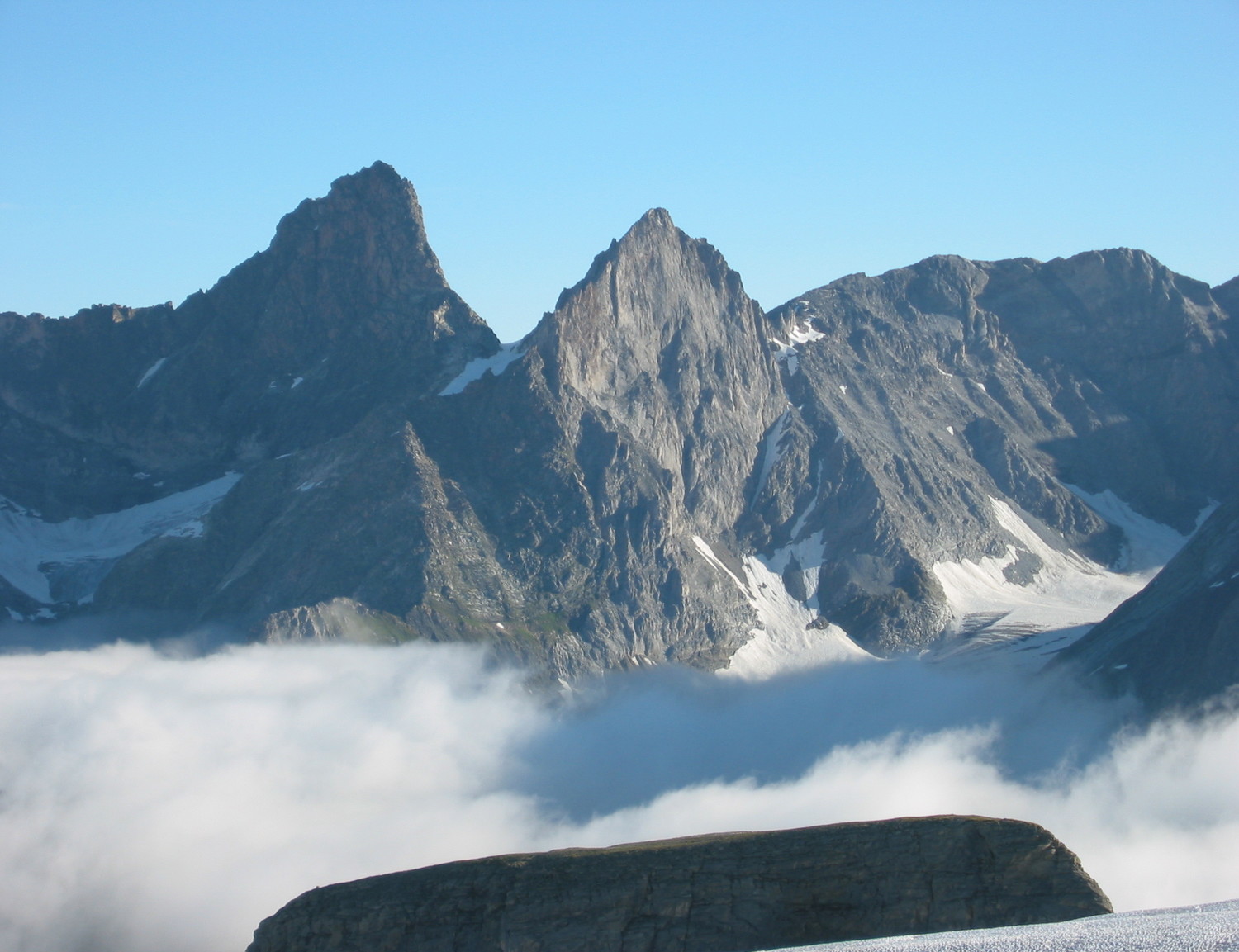 Vue d'ensemble de la voie normale de la Grande Glière