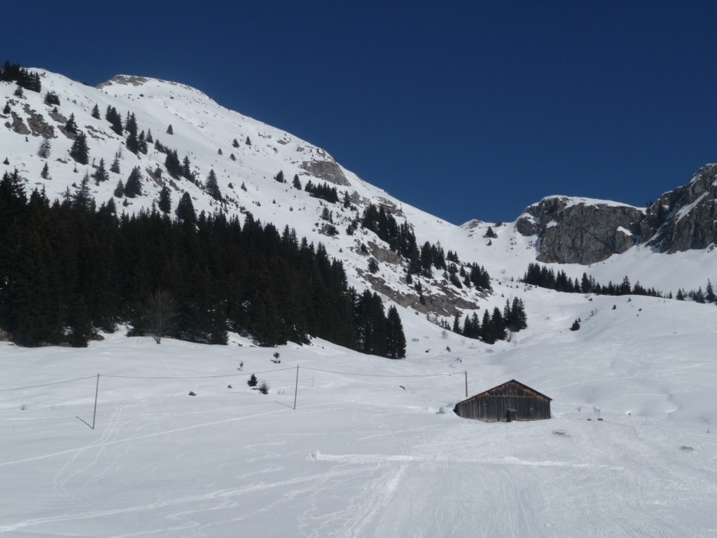 Haute Pointe et le versant SE ce jour