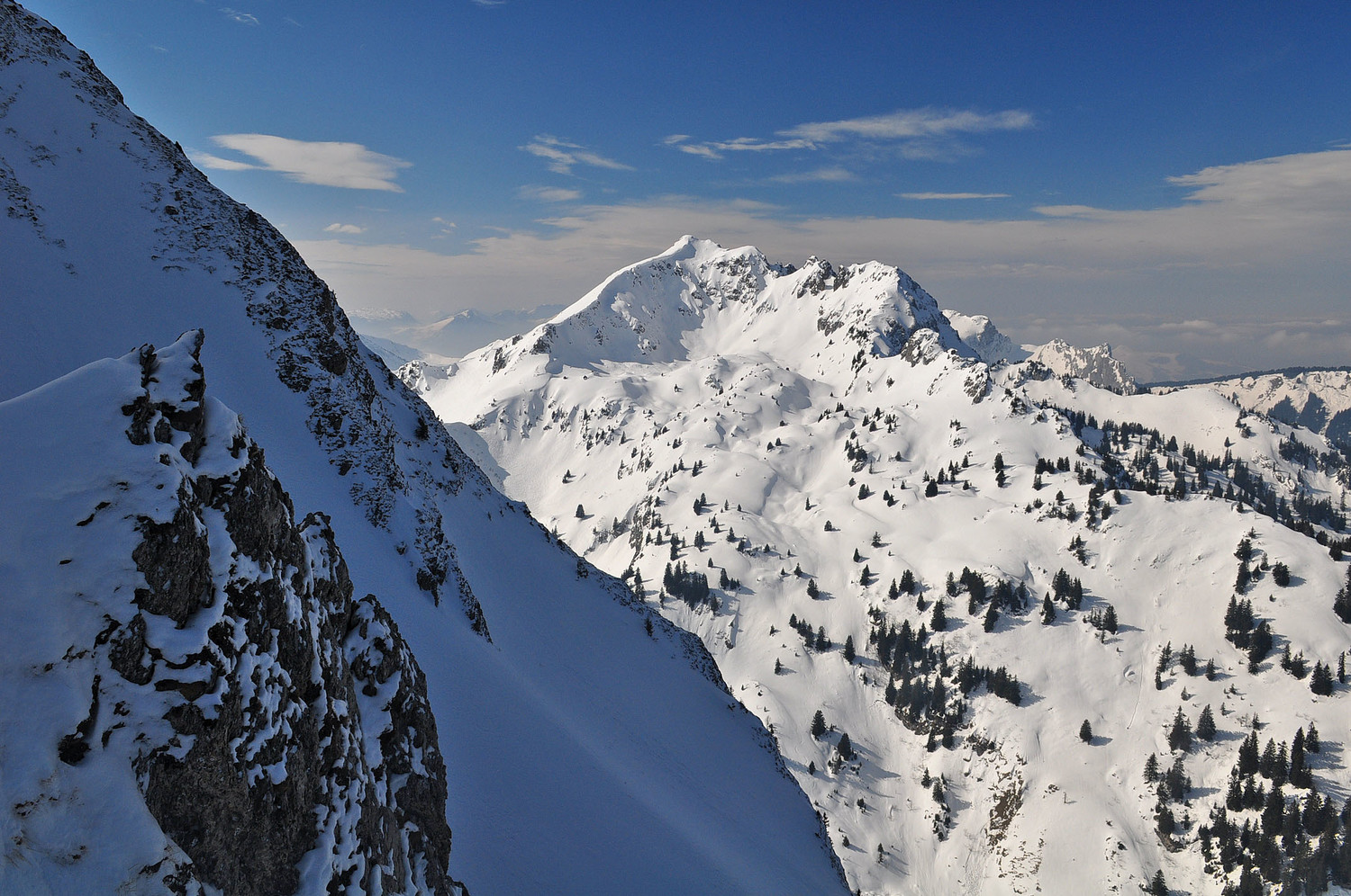 Chalune depuis la Combe Suspendue