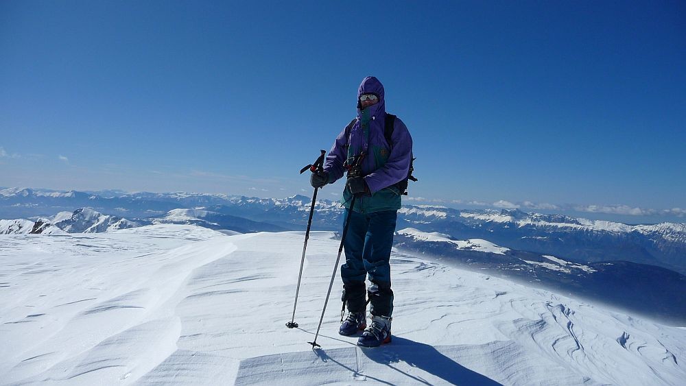 Taillefer Emay : Thierry Au sommet devant le Vercors