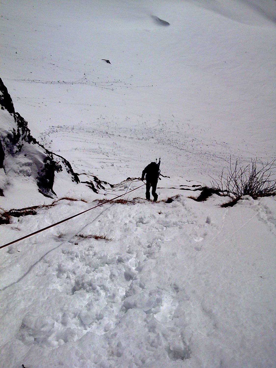 la descente coté sud