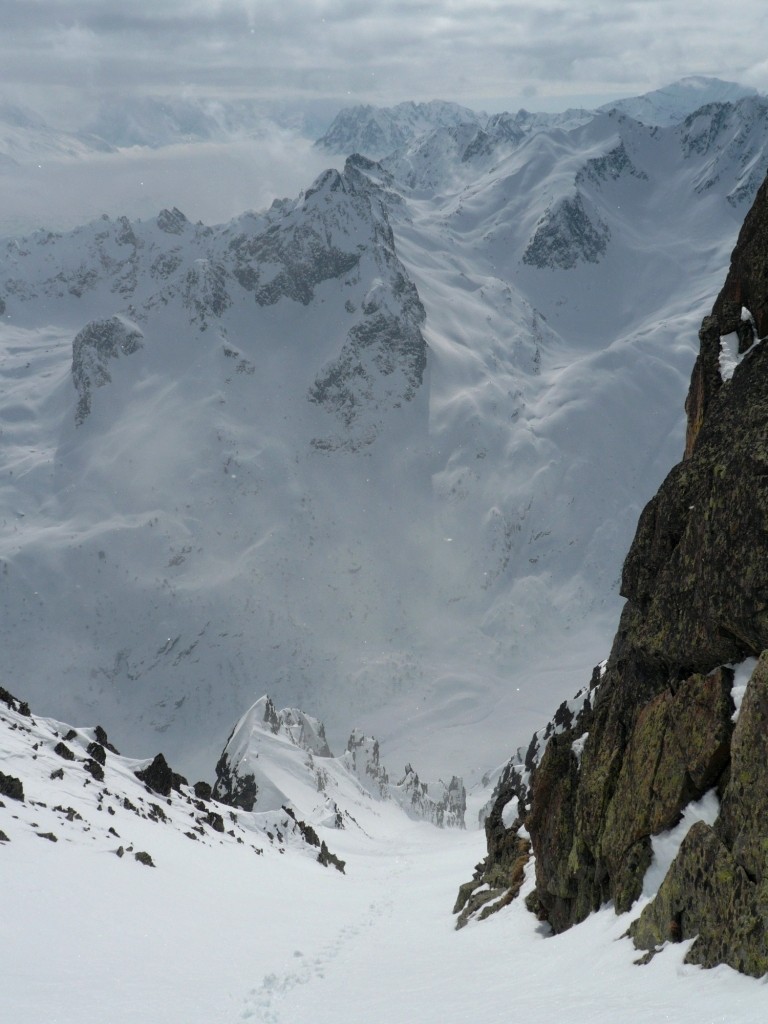 Le haut du couloir de montée