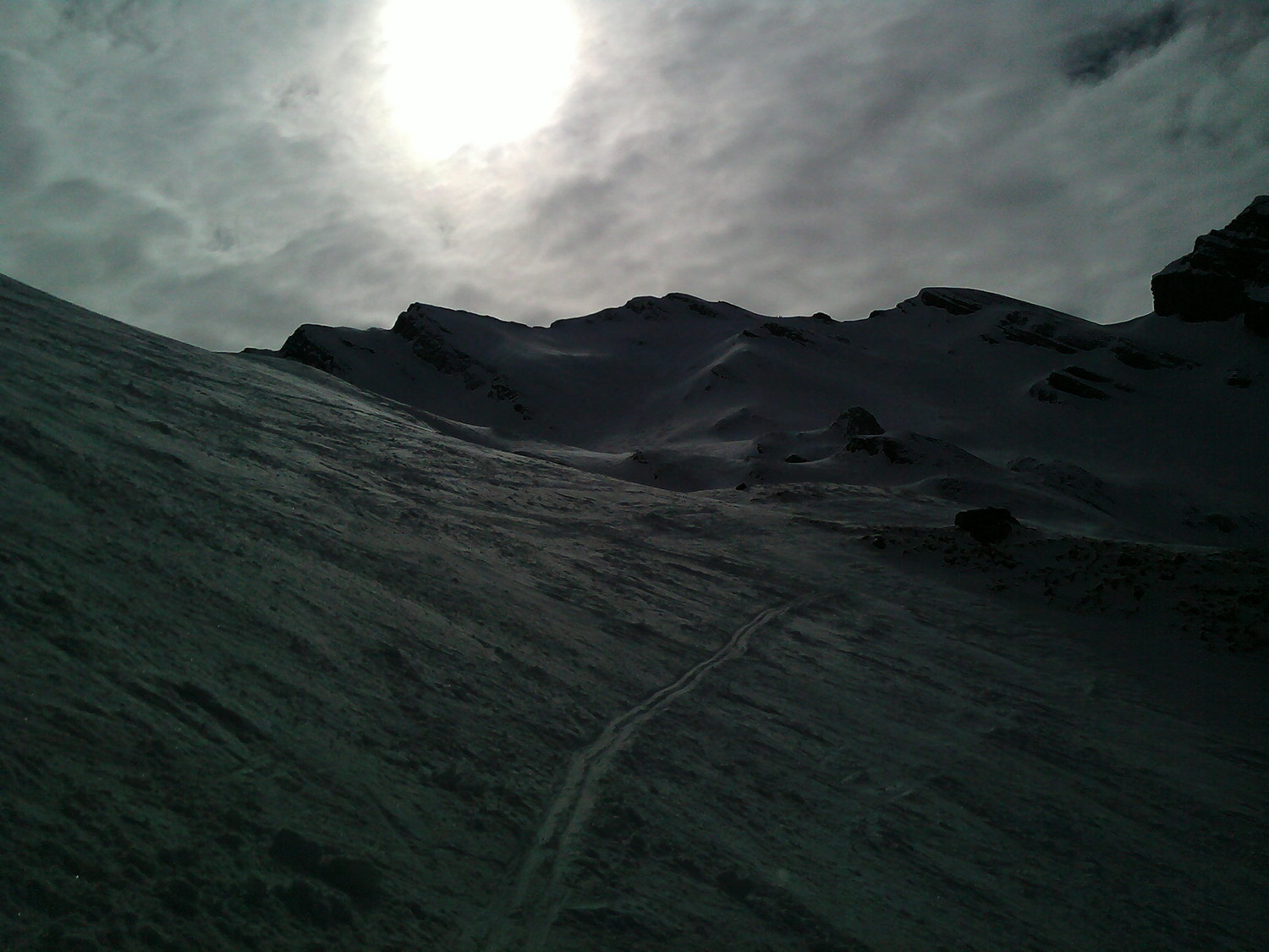 Montée face au soleil