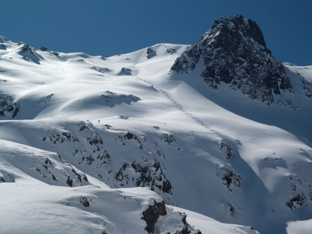 Conditions de rêve à l'aiguille du Charmo