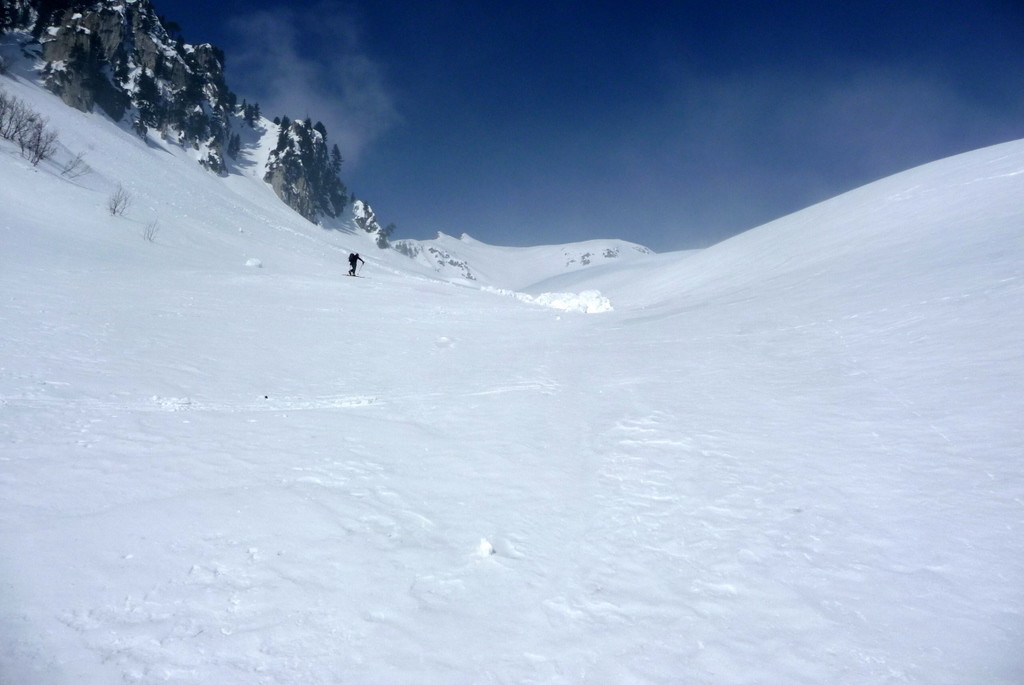 Arrivée ds le vallon des Arangles