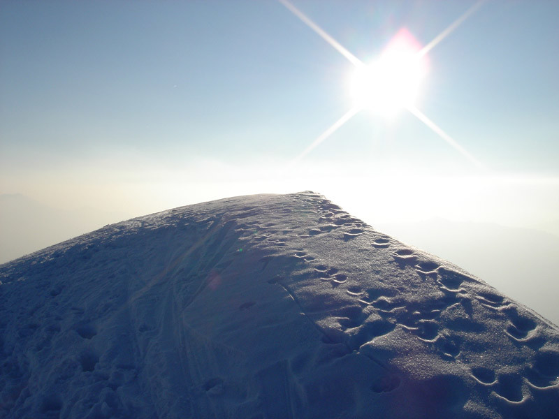 Le sommet: Haute Pointe
