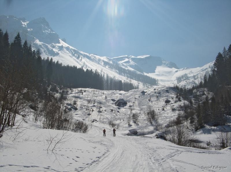 Début du vallon d'Euzanne, Pt1448