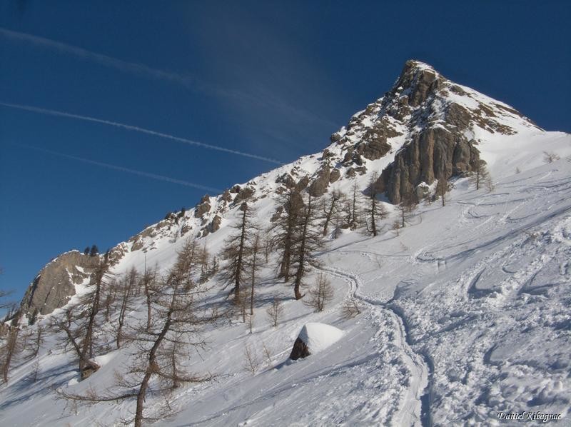 Pointe des Savolaires depuis le vallon d'Euzanne