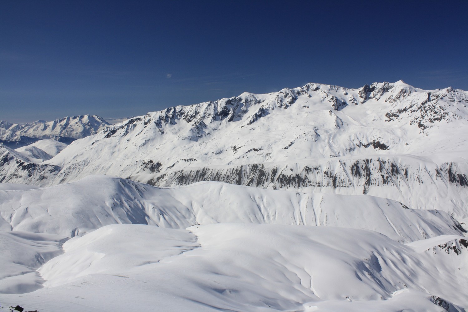 Du Pic du Mas de la Grave, vers l'W