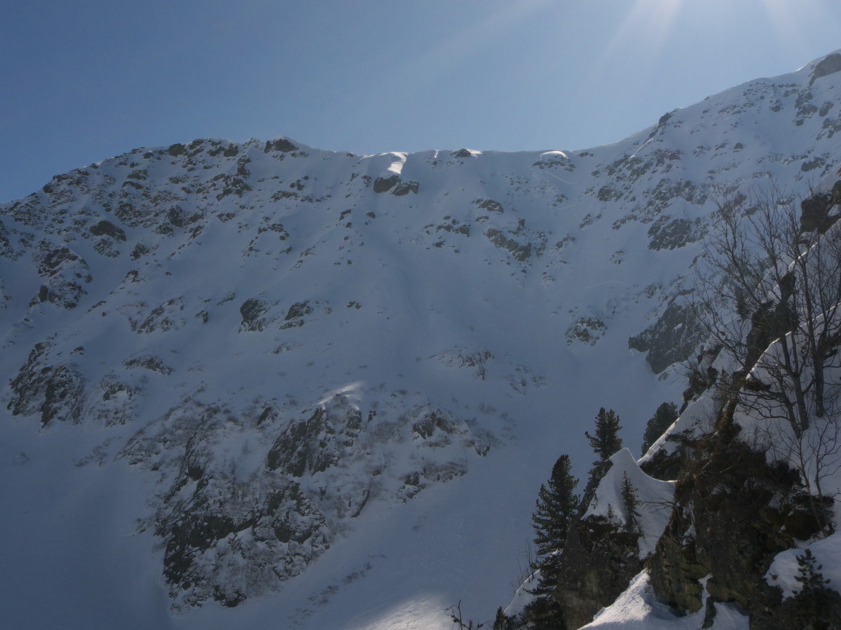 Versant N du col de la Scia (et ses plaques)