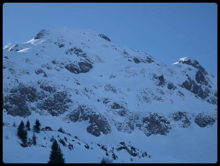 Pointe de haute Béne: les conditions du jour