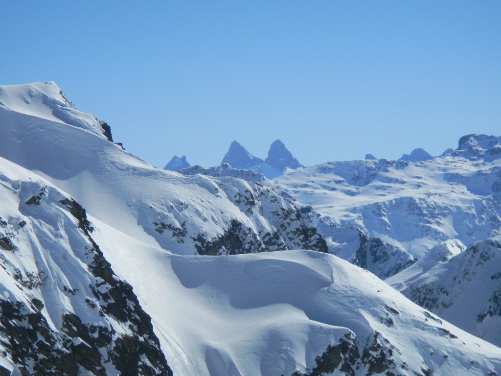 Aiguilles d'Arves vues du sommet