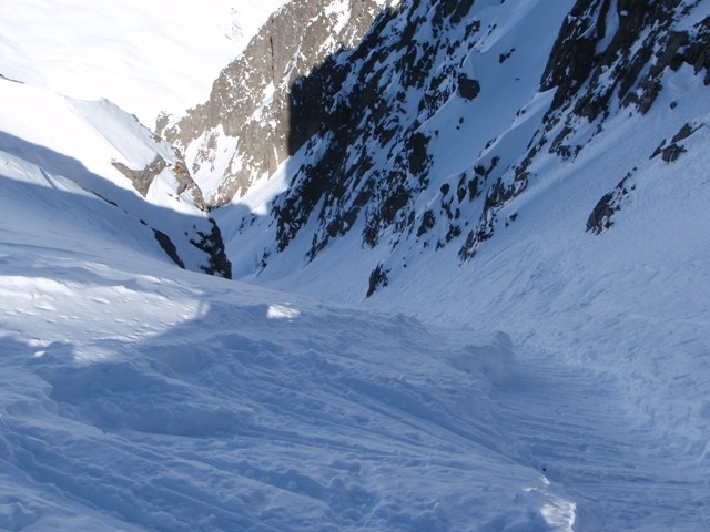 départ de la combe N,