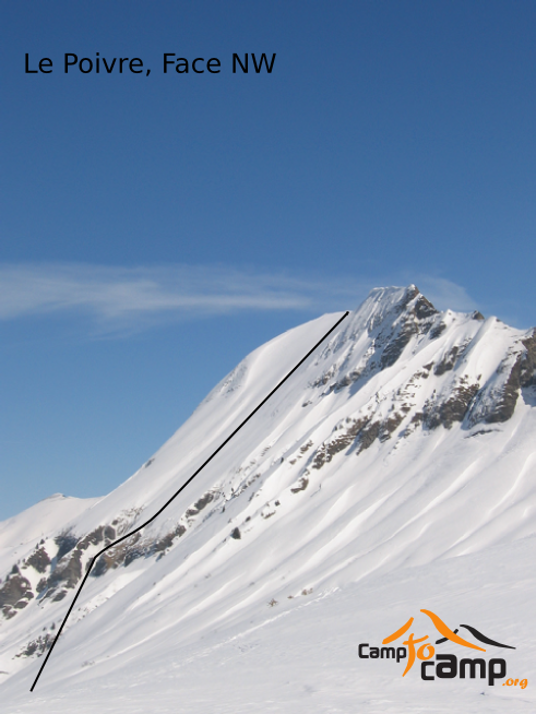 Le Poivre, Face NW