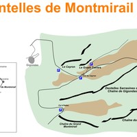 Schéma général des Dentelles de Montmirail (en cours au 03.2010)