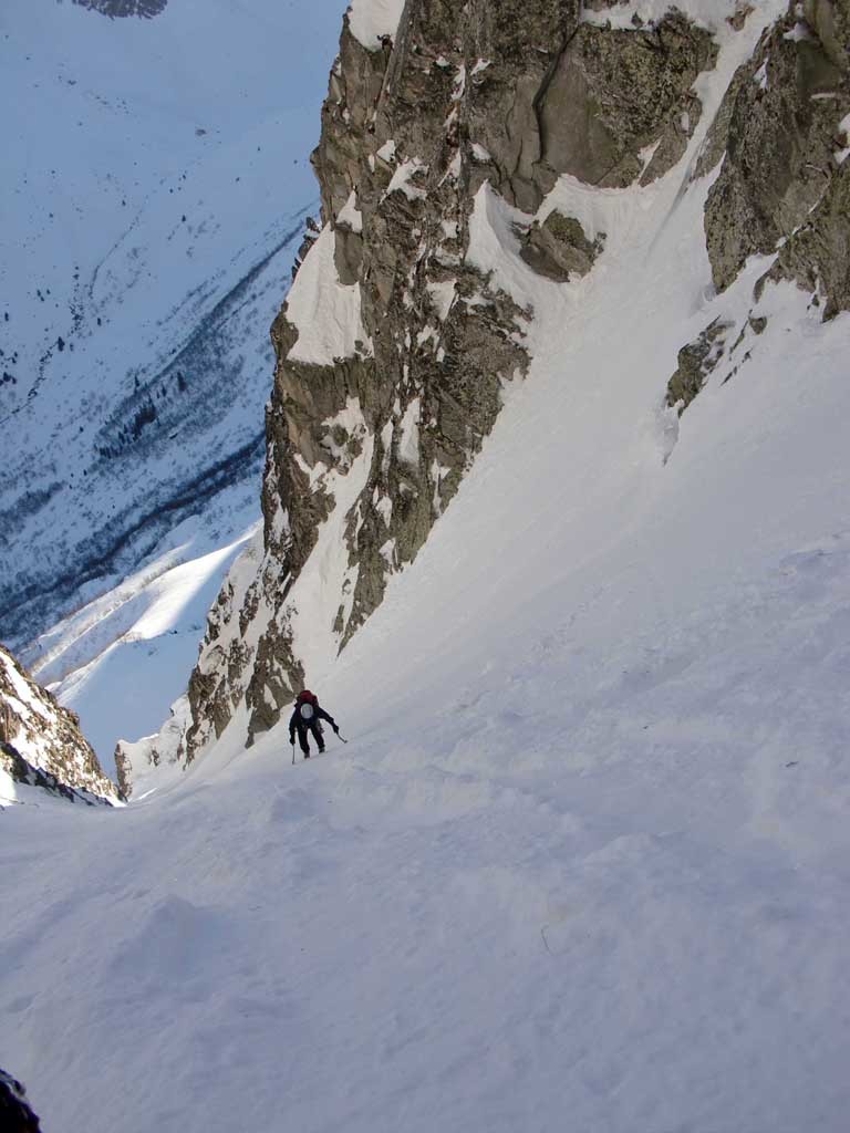Mouchillon couloir nord-est