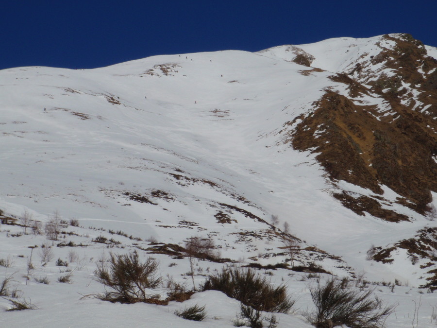 lo splendido vallone di discesa