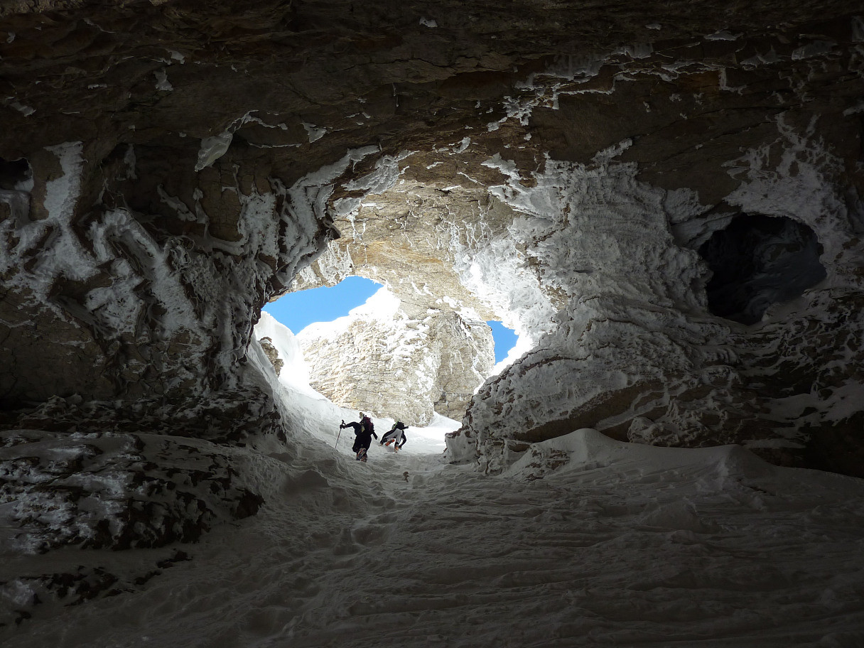 Montée dans le chourum du haut