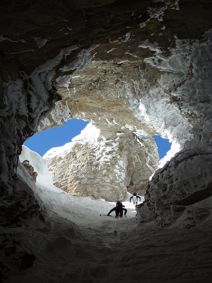 Montée dans le chourum du haut