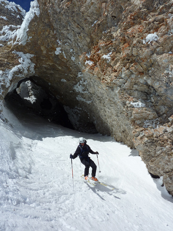 Sortie (en descente) du chourum du haut