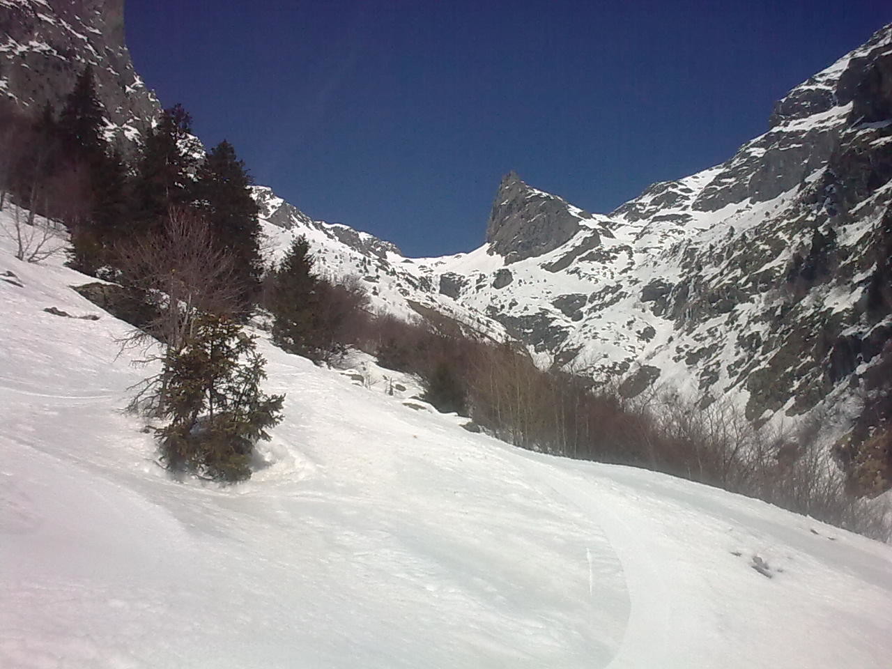 La combe des Ramays depuis le bas