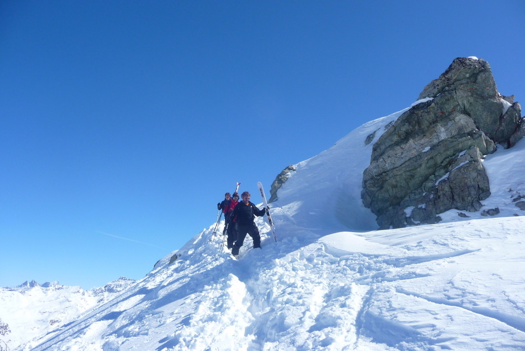 Fin de l'arête nord