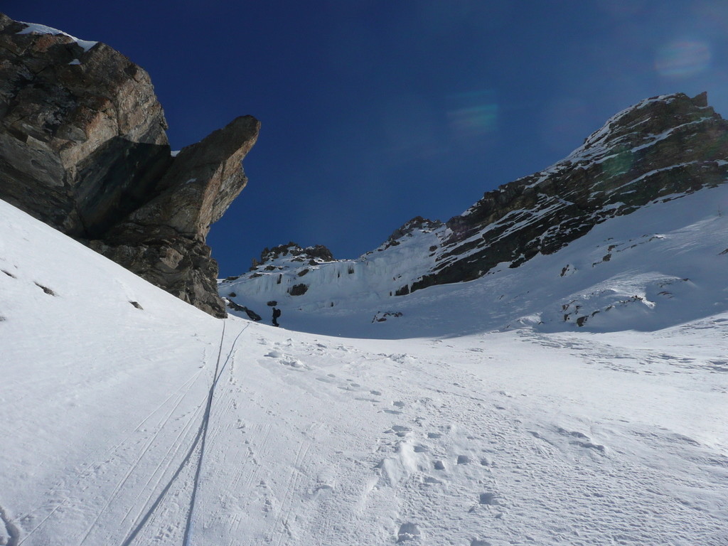 Goulotte des Enfers (dernier ressaut en Glace)