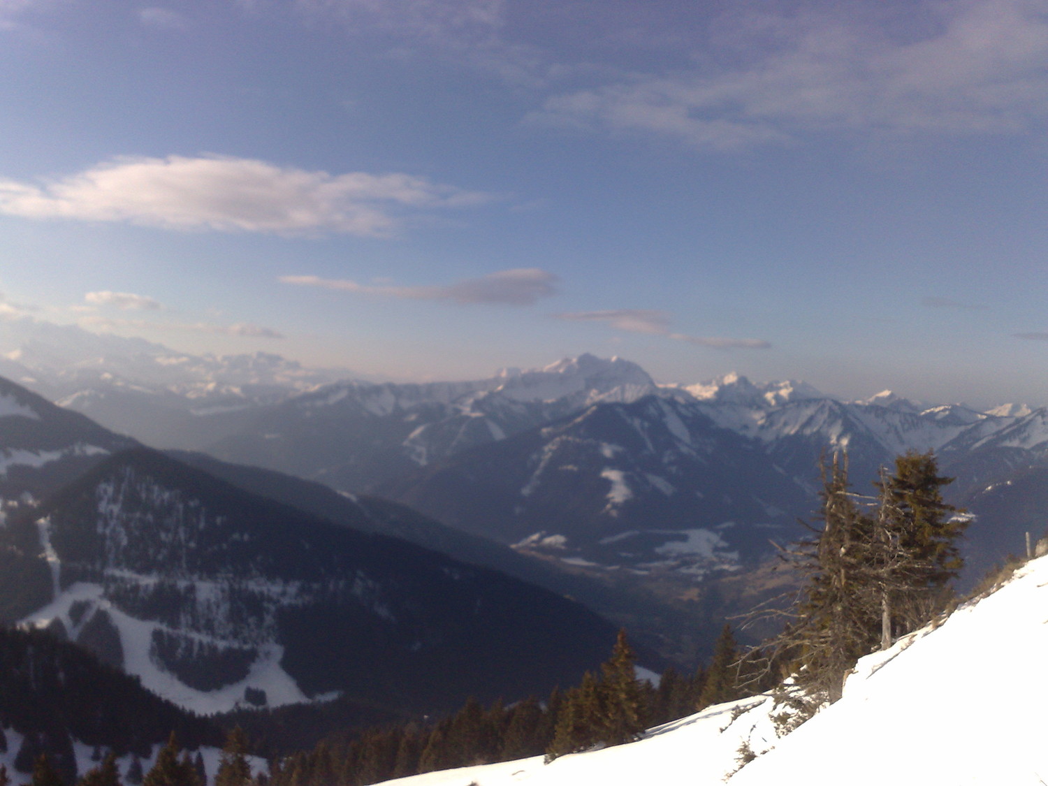 vu sur la vallée