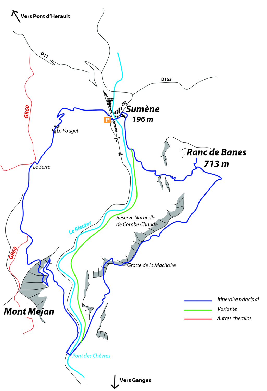 Itinéraire Ranc de Banes