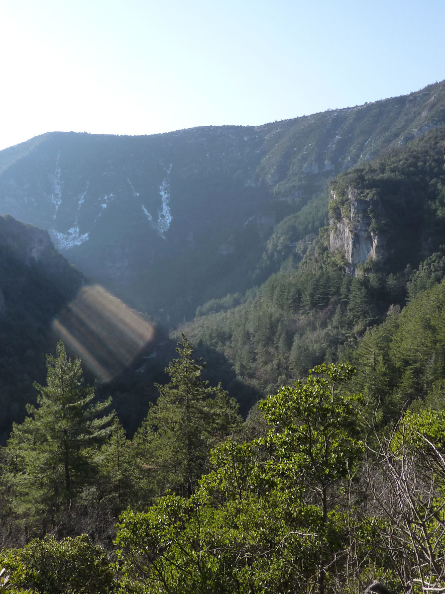 Descente dans les gorges