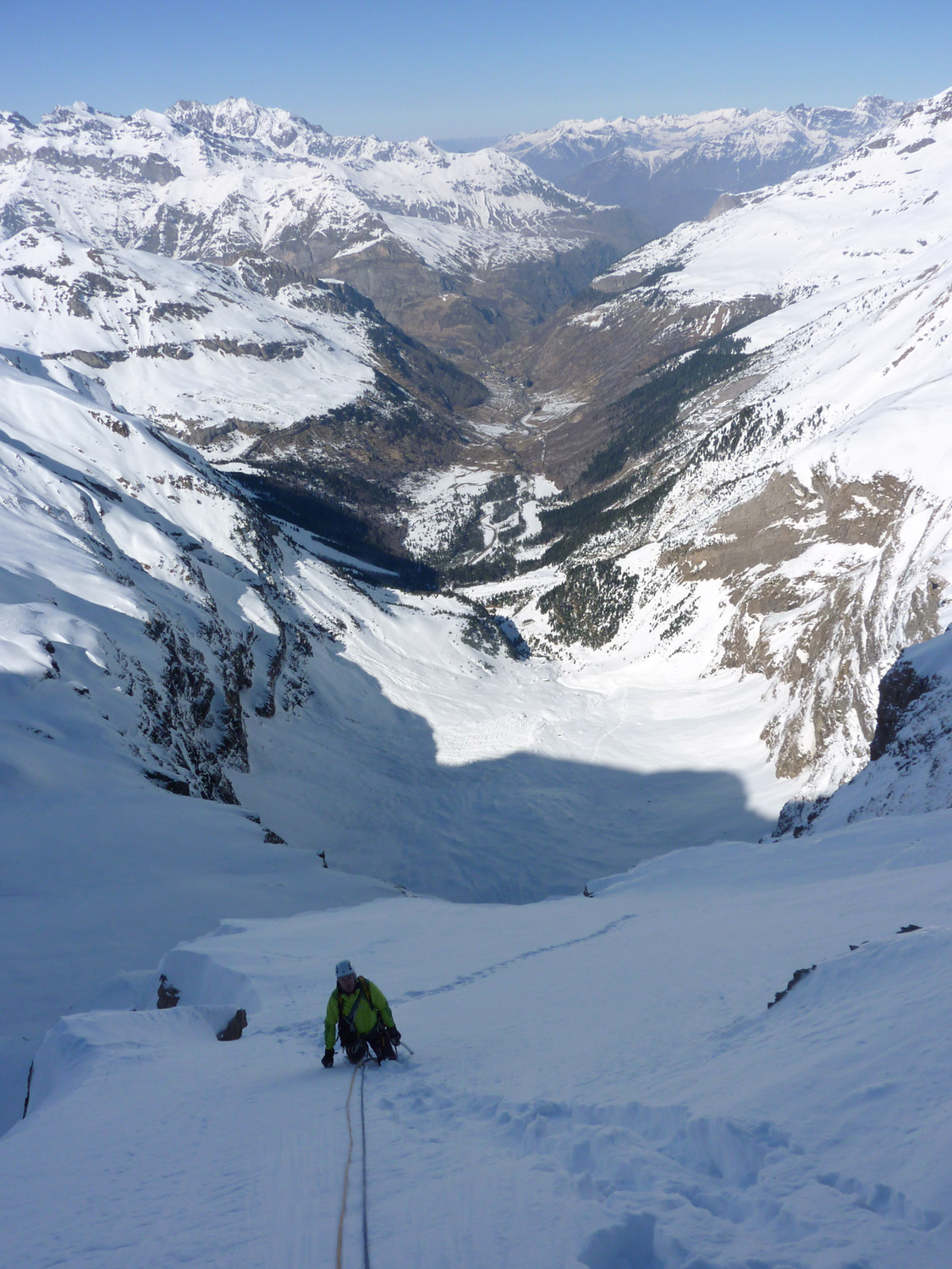 Cirque de Gavarnie - Pentes sous le 3eme étage