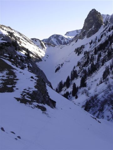 Col de la Croix et la Milliette depuis Neuteu