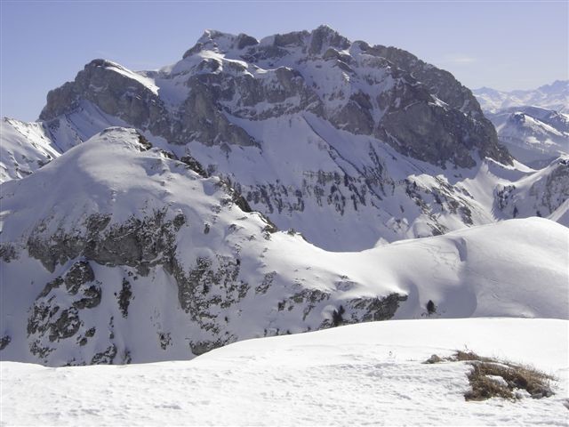 Les Cornettes depuis le sommet E de Darbon