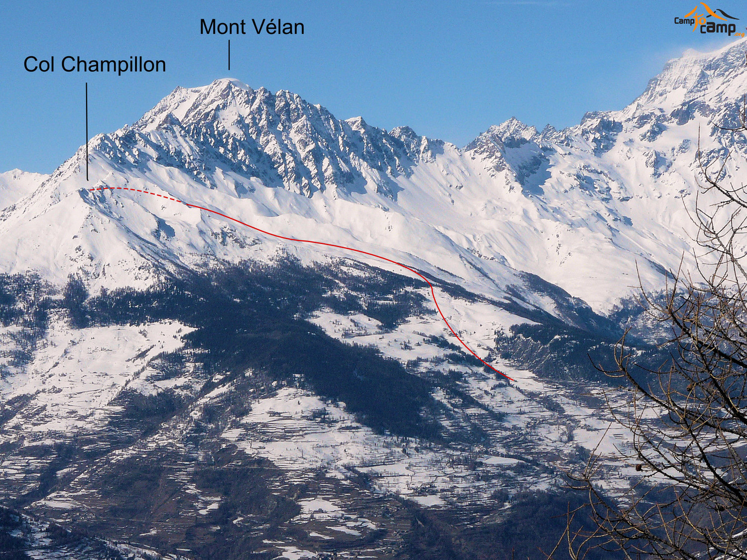 Col Champillon (Val d'Aoste)