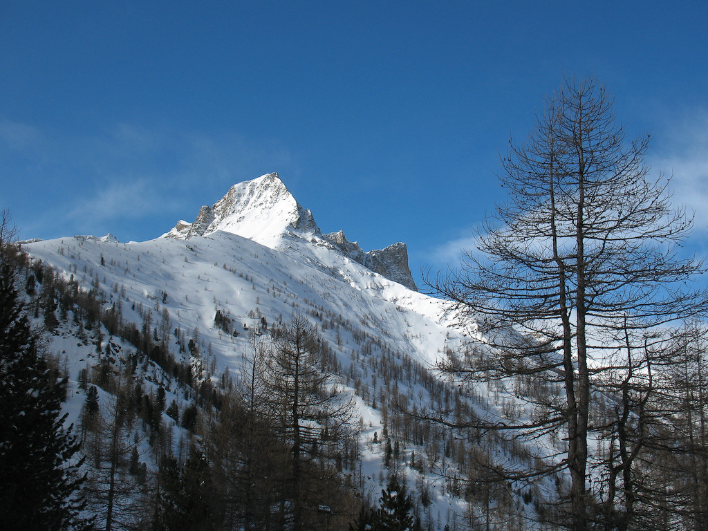 Le Pelvo, versant NE