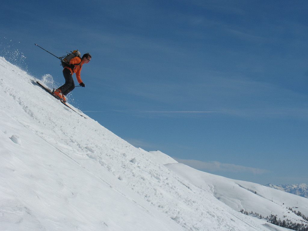 Descente sur moquette versant S