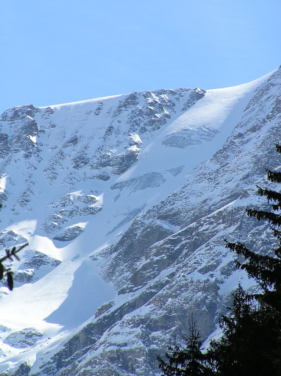 Face Nord de Vouasson, aucune trace