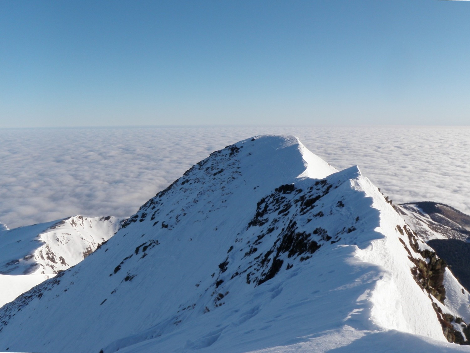 Du sommet, vue sur la descente