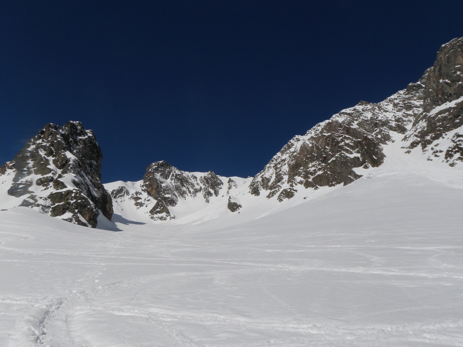 Vue sur le couloir de decente