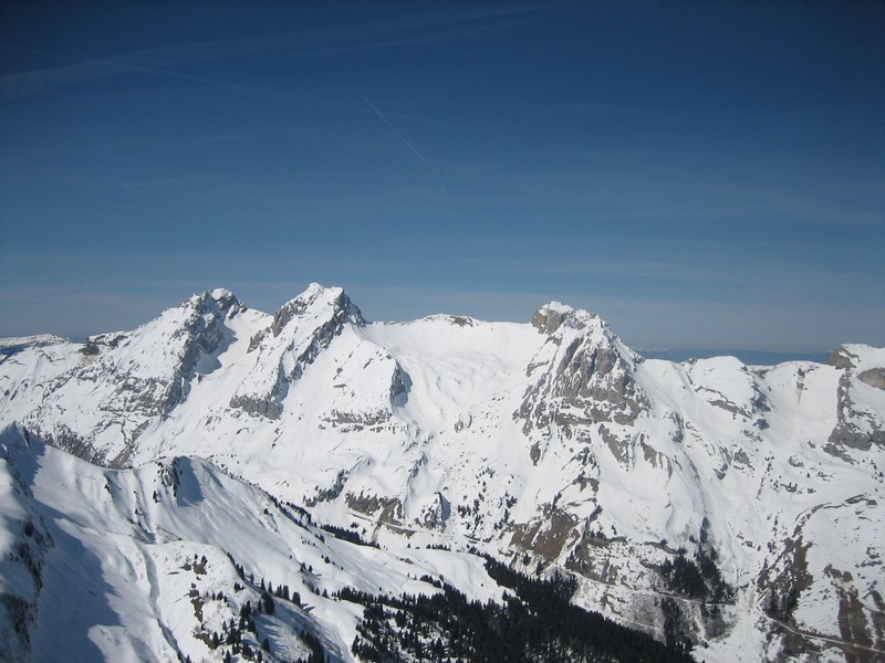 Jallouvre, Pointe Blanche, Pointe du Midi
