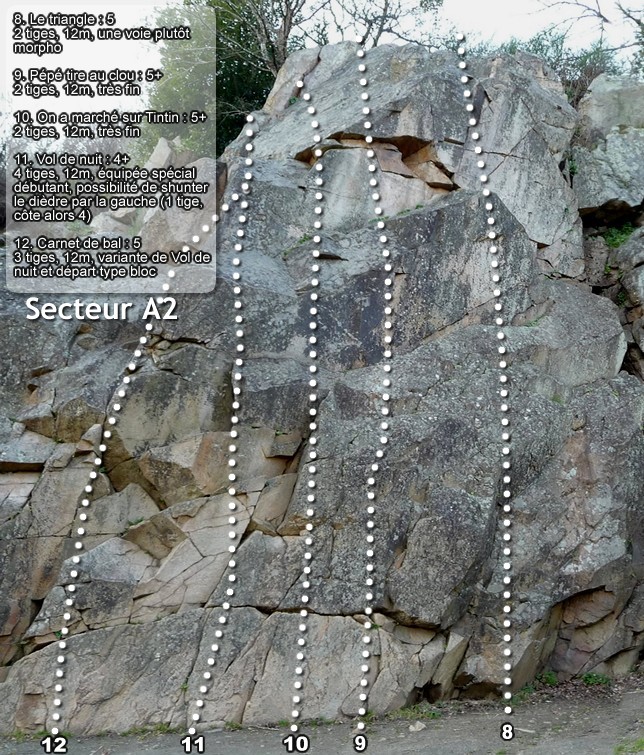 Topo du secteur A2